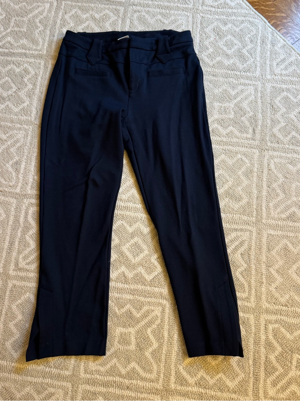 Cabi Navy Women's Straight-Leg Dress Pants Size 8